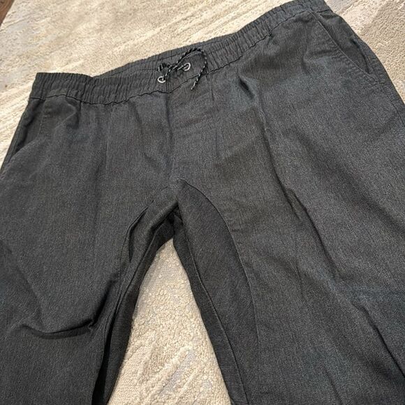 Silver Lake Twill Jogger Pants Men's Pull On Grey Mid Rise Size XLarge - Picture 5 of 8